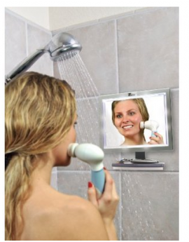 Espejo de ducha ToiletTree Deluxe LED  TTP-LED Gris