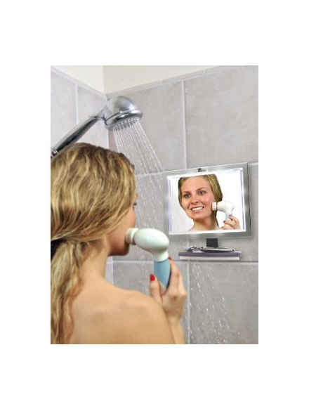 Espejo de ducha ToiletTree Deluxe LED TTP-LED Plateado