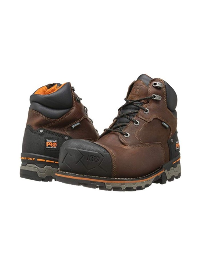 Industrial Timberland PRO 6" Boondock Comp Toe WP Cafe
