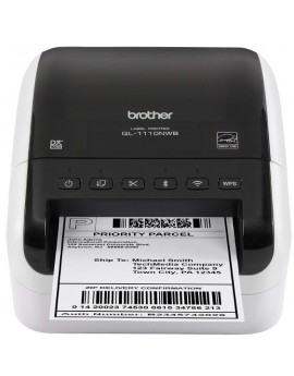 Impresora Termica Directa Para Etiquetas Brother QL1110NWB Blanco