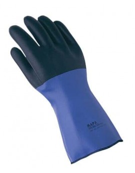 Guantes de Neopreno Con Aislamiento Térmico, Long. 14 " Soporta Temperaturas De(-73 A 249 ° C)