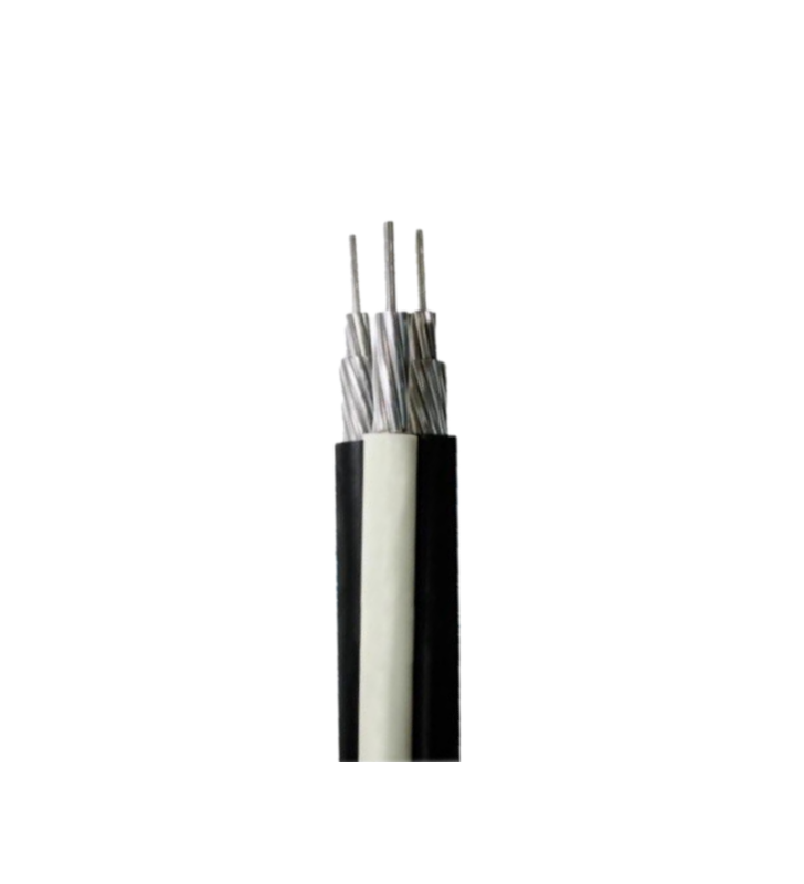 Cable 2+1 De Calibre 4 De Aluminio Triplex