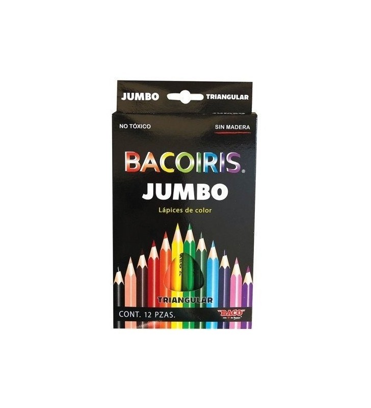 Colores Largos Jumbo C/12 Piezas