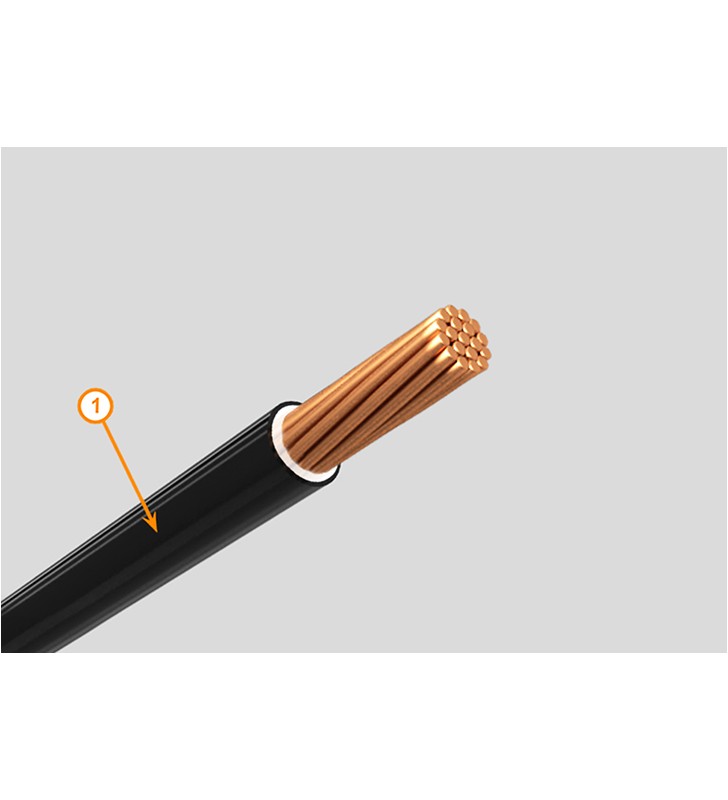 Cable Cobre 90ºc 600V Cal 1/0 Tipo: Thw-Ls/Thhw