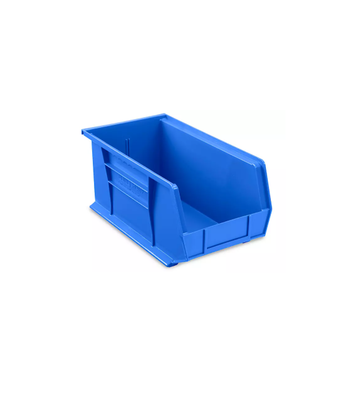 Gavetas Estibables de Plastico Color Azul (15 x 8 x 7 Pulgadas) 38.1 x 20.32 x 17.78cm Peso: 0.63kg