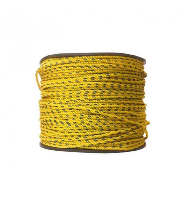 Cuerda de Polipropileno Amarilla 16mm  5/8 , 8 Metros