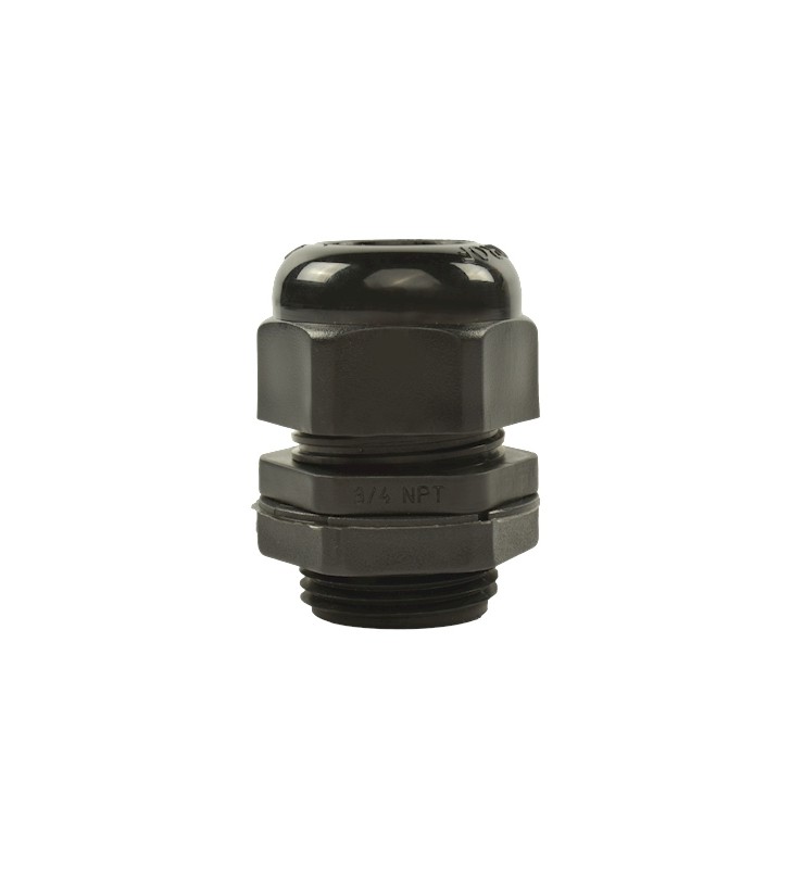 Conector Glandula 3/4  Macho Nylon