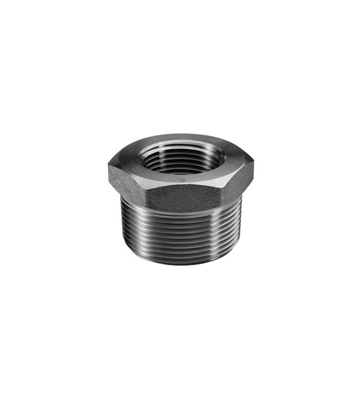 Reduccion Bushing Acero Inoxidable Rosca de 1/2 x 1/4 NPT 150 lbs