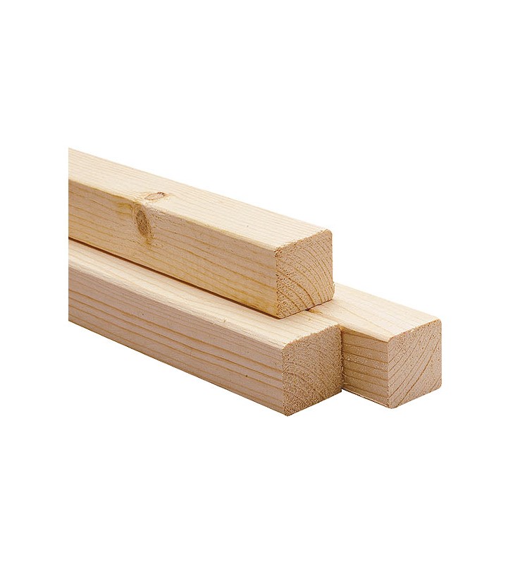 Polin de Madera 4x4x8 Pulgadas