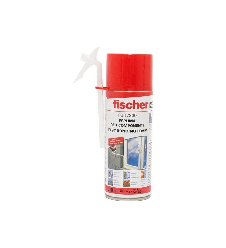 Espuma de Poliuretano 300ml Fischer 520806