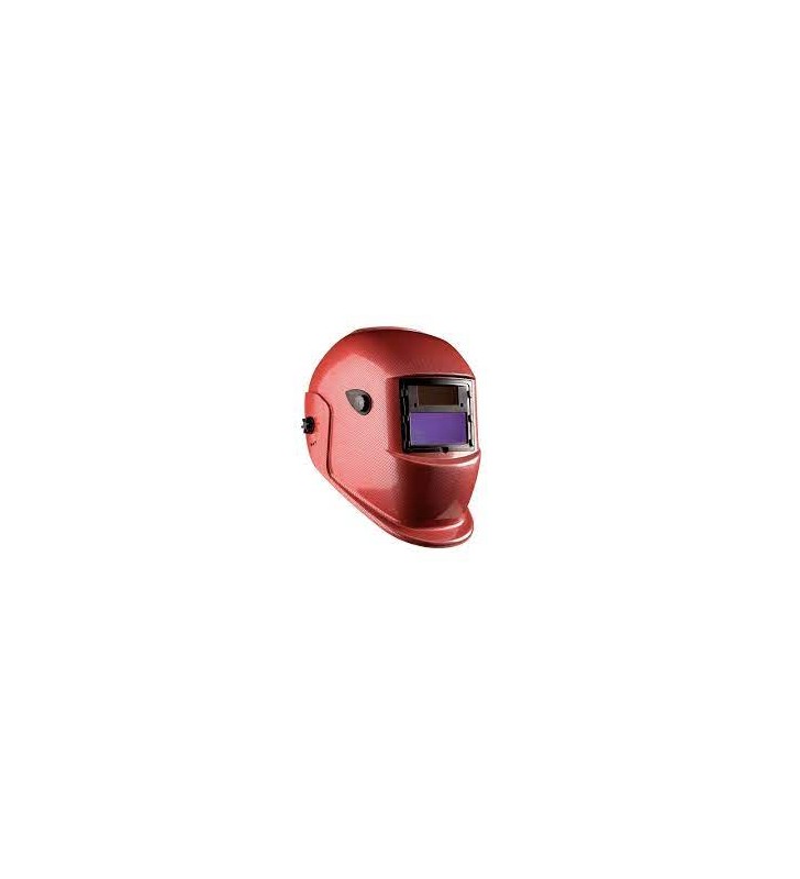 Mascara de Soldar de Policarbonato Steel Pro AL-SP-0045 Color Rojo