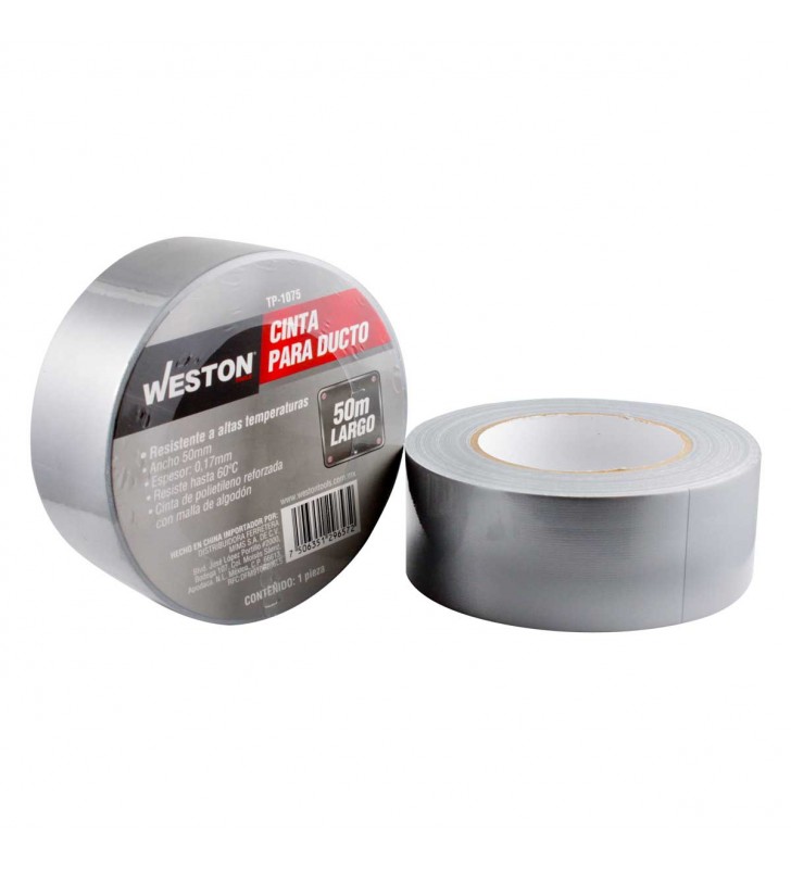 Cinta Para Ducto Gris 2" X 30Mts. Tp-1070 Weston