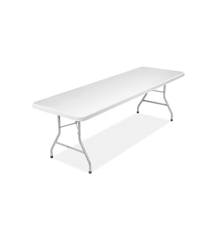 Mesa Plegable 243.84 x 76.2cm (96x30”) Color Blanco