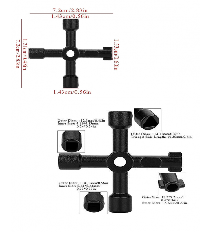 Llave Cruzada Universal