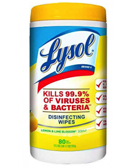 Toallas Desinfectantes Lysol 80 Piezas  (Solicitar Cotización)