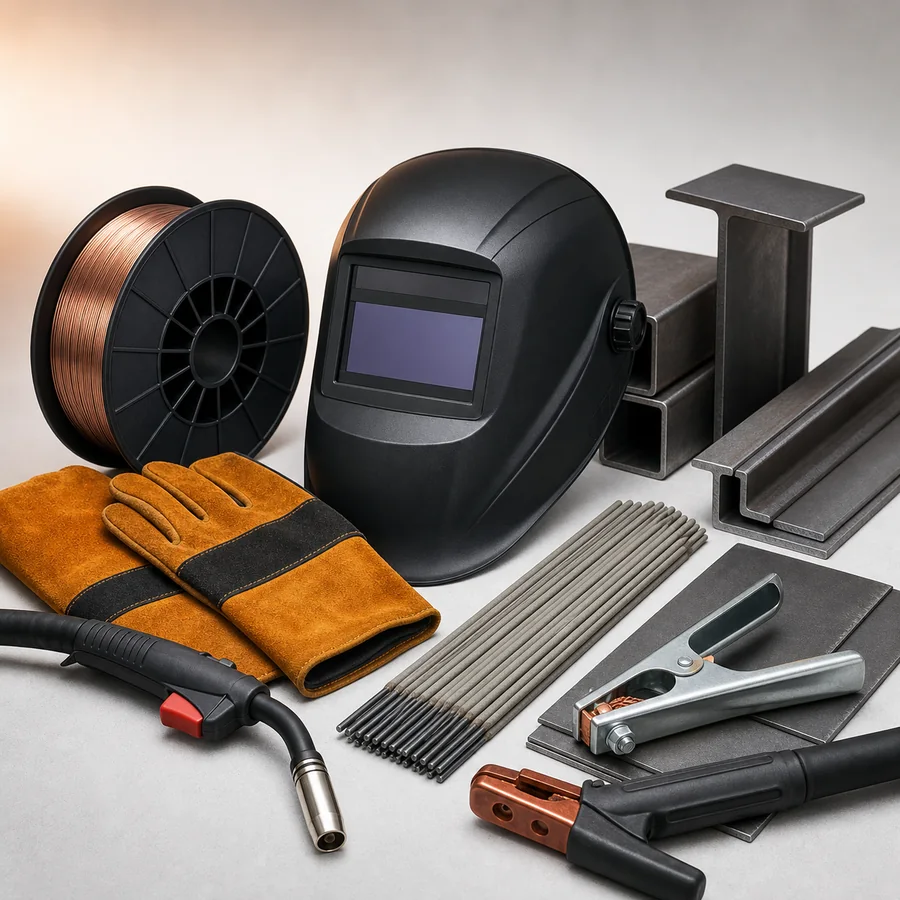 Consumibles y equipo para soldadura industrial